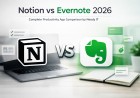 Notion vs Evernote 2026: Best Productivity App?