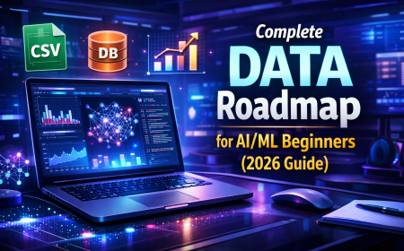 Complete Data Roadmap for AI/ML Beginners (2026 Guide)