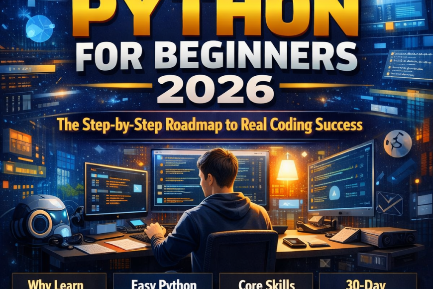 Python for Beginners 2026: Step-by-Step Roadmap & Projects