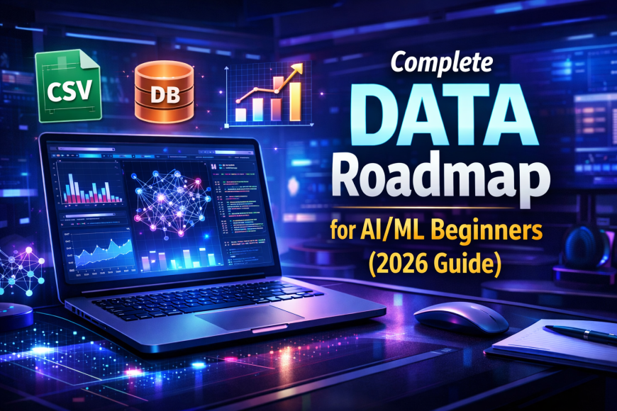 Complete Data Roadmap for AI/ML Beginners (2026 Guide)