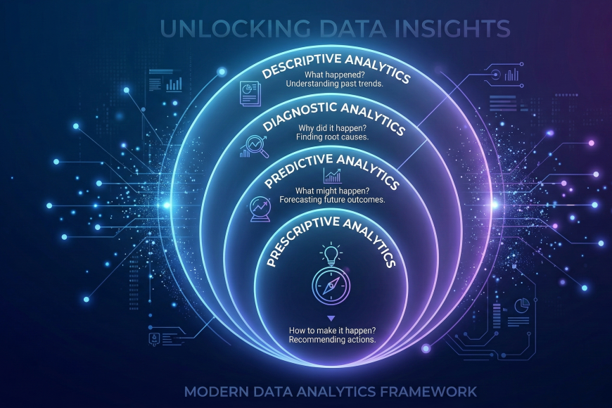 Types of Data Analytics: Descriptive, Predictive Guide