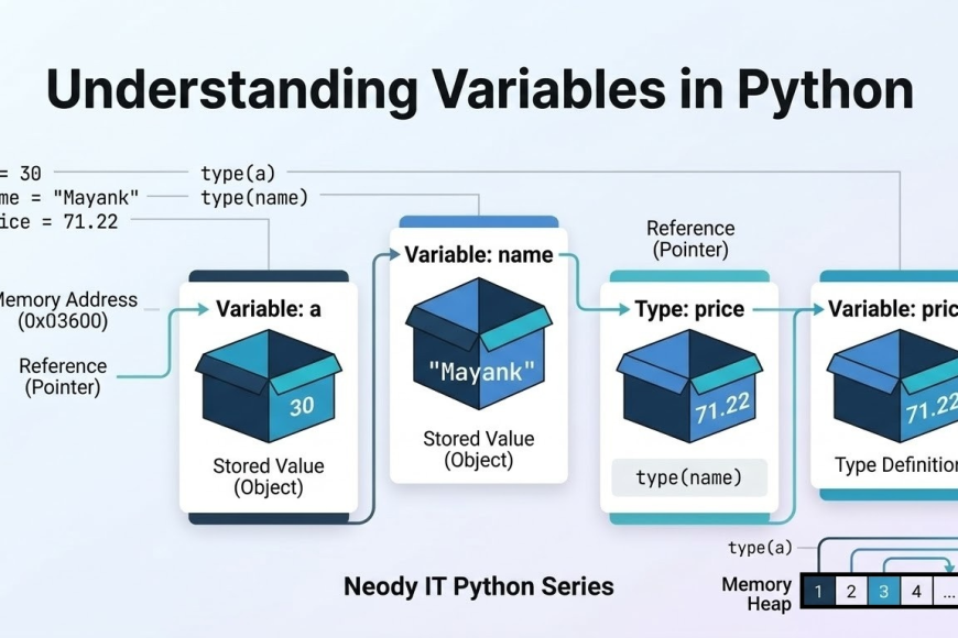 Python Variables, Data Types and Input Explained for Beginners - Neody IT