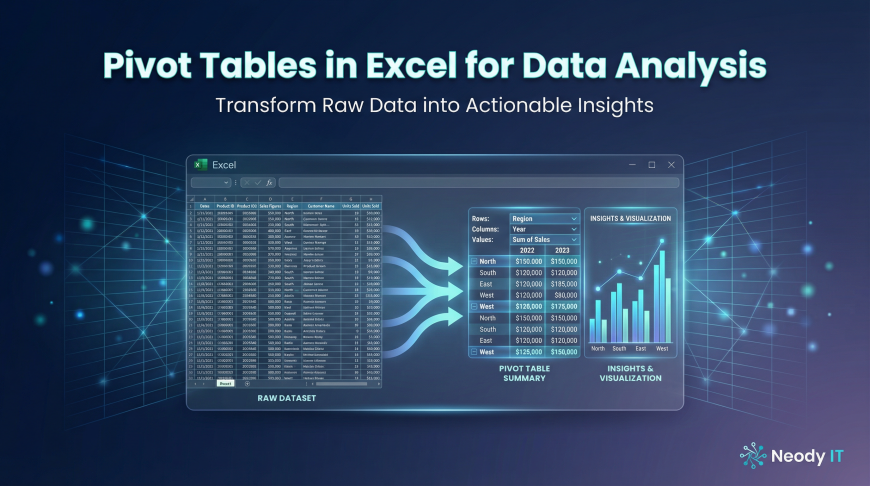 Pivot Tables in Excel for Data Analysis