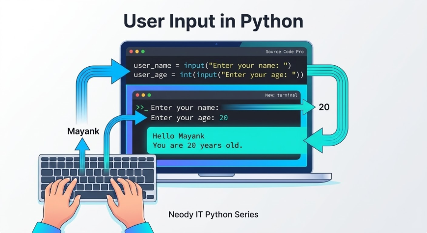 Python Variables, Data Types and Input Explained for Beginners