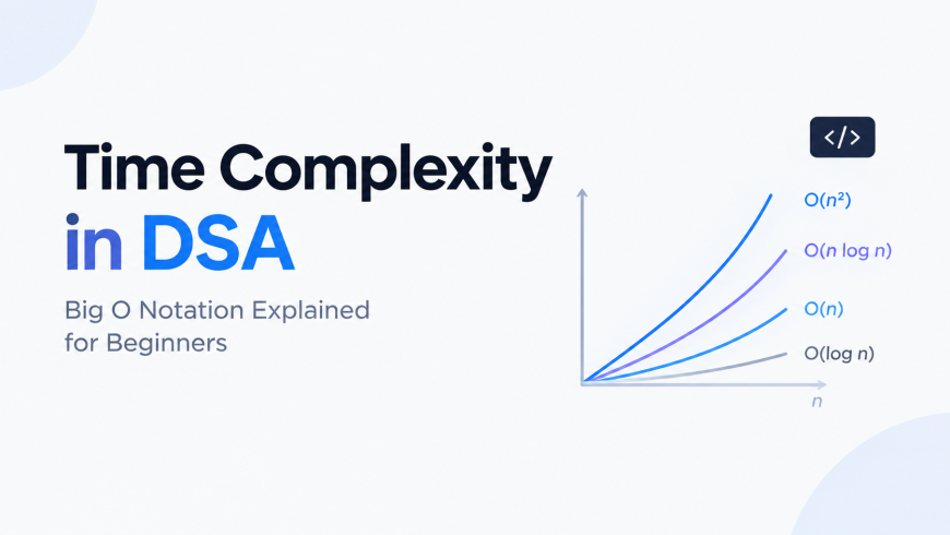 Time Complexity in DSA: Big O Notation Explained for Beginners